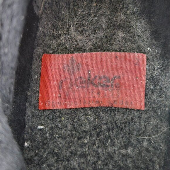 Rieker Antistress Rebecca Embossed Leather Side Lace Up Heel Ankle Boot 39/US 8 - Picture 8 of 13